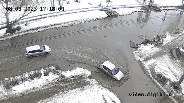 Затопленные улицы Бийска.