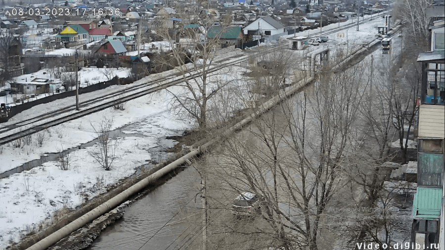 Затопленные улицы Бийска.