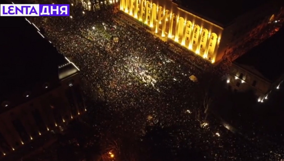 Массовые протесты в Тбилиси