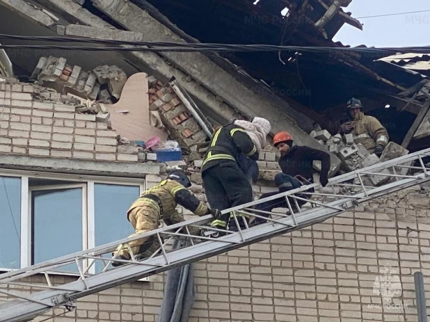 Взрыв газа в читинском поселке.