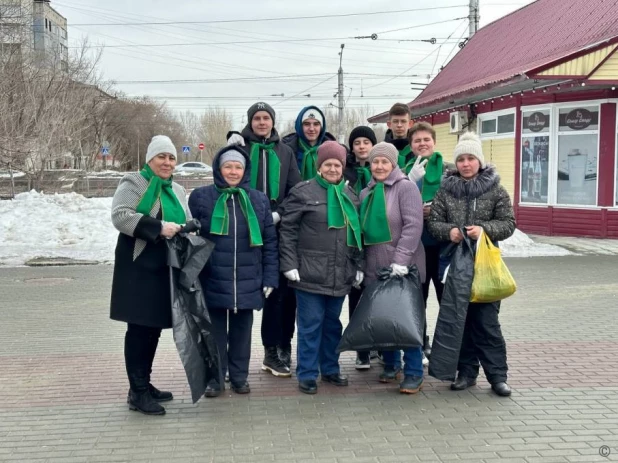 В Барнауле провели первый в году «чистый четверг».