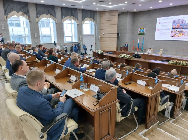 Заседание Городской думы города Барнаула.