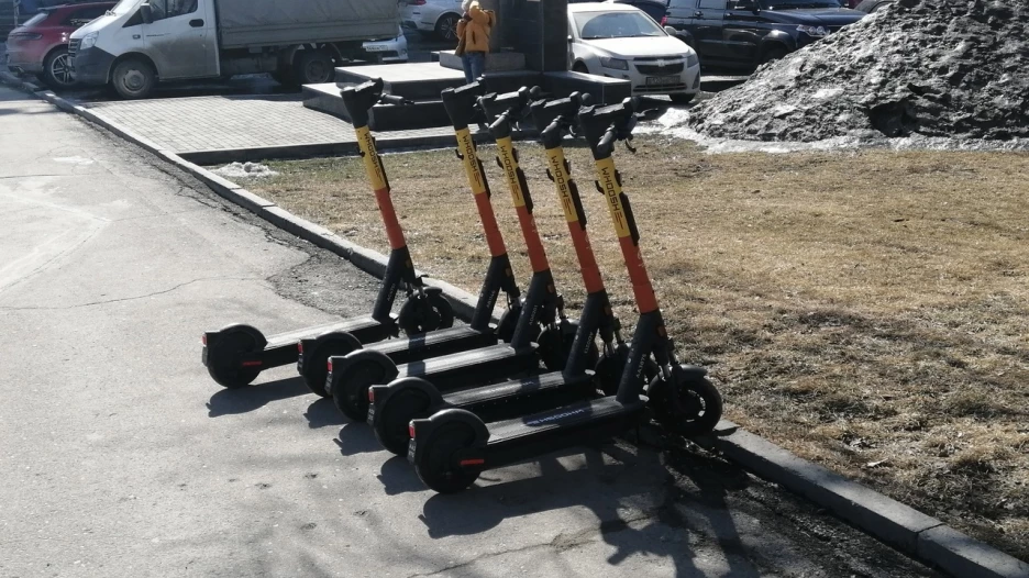 Прокат электросамокатов.