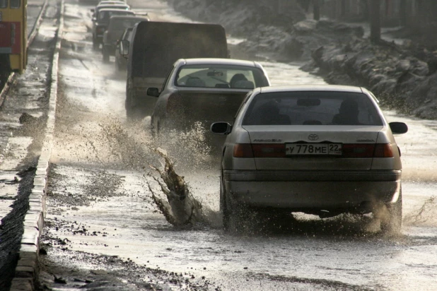 Весна в Барнауле, фото 2006 года.