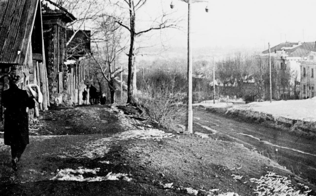 Весна в Барнауле, фото 1962 года.