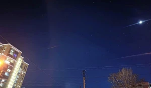 Ночное небо в Барнауле.