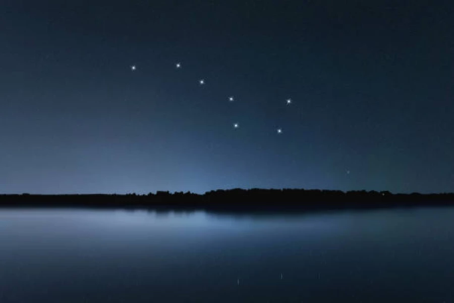 Созвездие Большой медведицы.