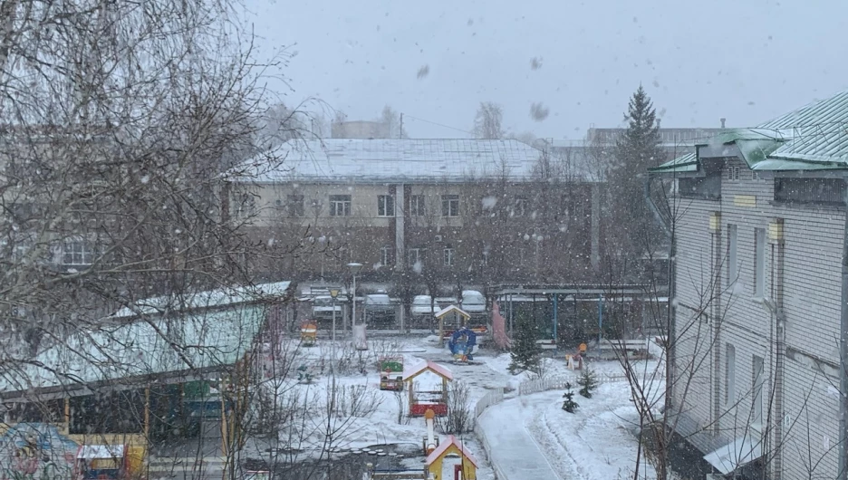 Зимний дождь. Погода в Барнауле 14 января удивляет