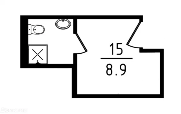 Квартира 8,9 кв. м.