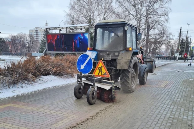 "Чистый четверг" в Барнауле.