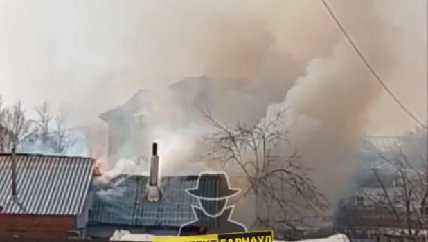 Пожар в частном доме рядом с ВРЗ