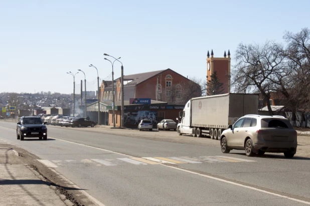 Развязка на Змеиногорском тракте.