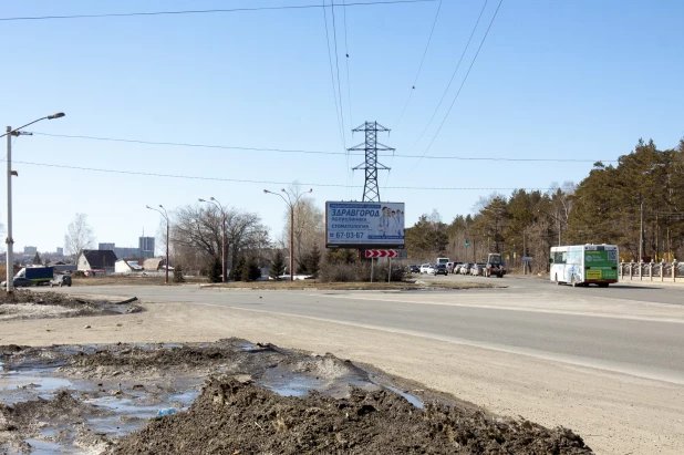 Развязка на Змеиногорском тракте.