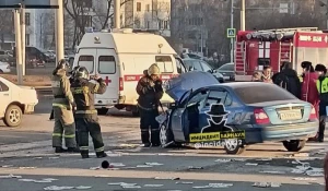 ДТП на пересечении ул. Антона Петрова и ул. Попова