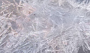 Игольчатый лед на Катуни