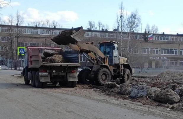 Снос аварийных домов.