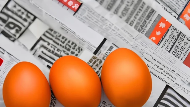 Пасхальные яйца в стиле altapress.ru.