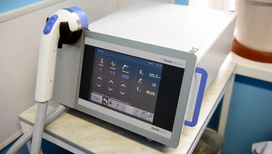 В клинике «Пигмалион» есть уникальный аппаратный комплекс Dornier Aries (Дорнье Ариес).