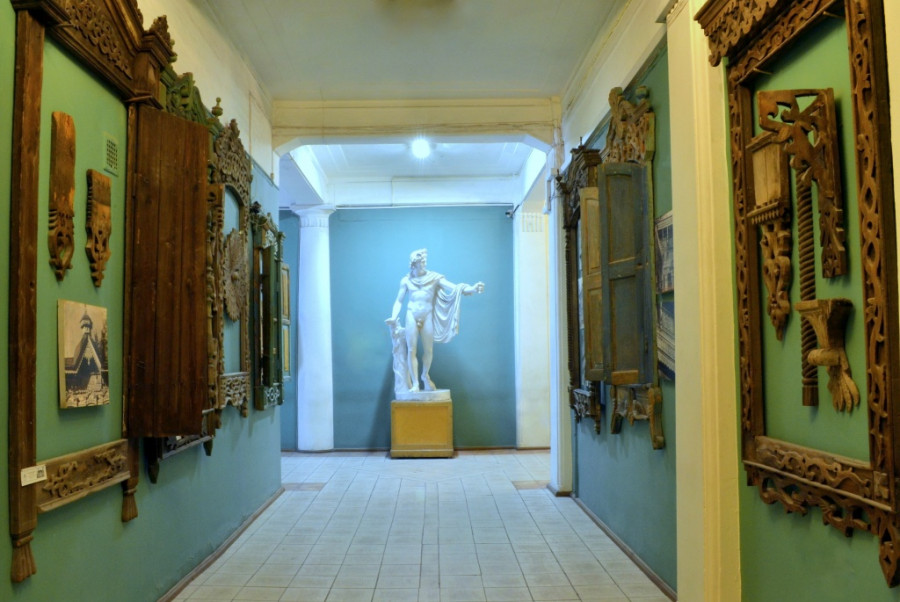 Галерея наличников, Музей истории архитектуры Сибири в Новосибирске.