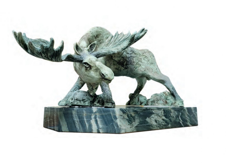 Скульптура «Булан. Скифский лось», автор Владимир Москвитин.