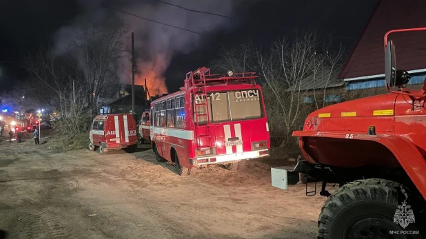 Пожар на ул. Чернышевского.