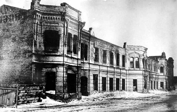 Мощный пожар в Барнауле, 1917 год