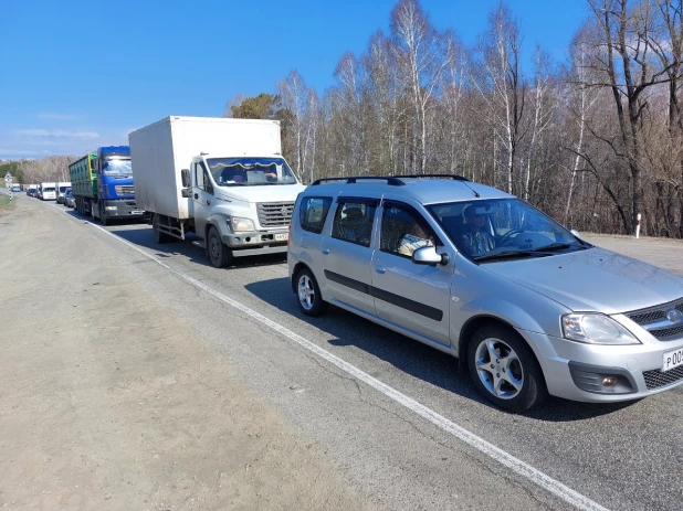 Пробка перед Б. Ключами.