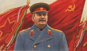 Иосиф Сталин на советском плакате.