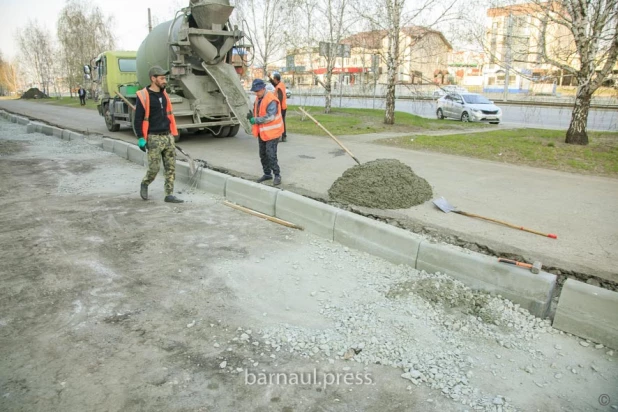 Ремонт дворов в Барнауле.