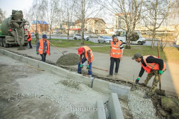 Ремонт дворов в Барнауле.