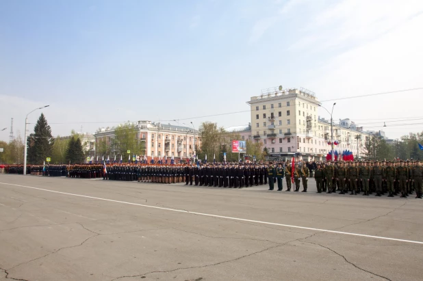 Парад Победы 2023 в Барнауле.