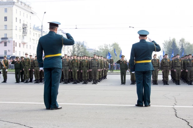 Парад Победы 2023 в Барнауле.