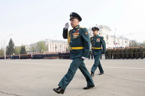 Парад Победы 2023 в Барнауле.