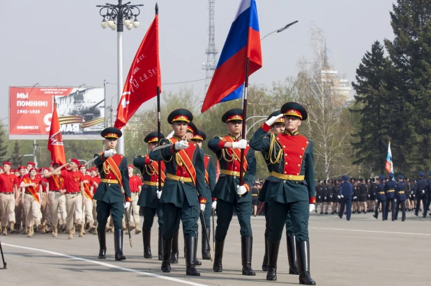 Парад Победы 2023 в Барнауле.