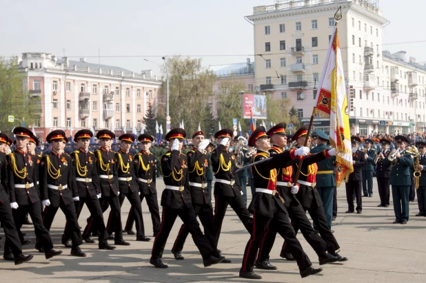 Парад Победы 2023 в Барнауле.