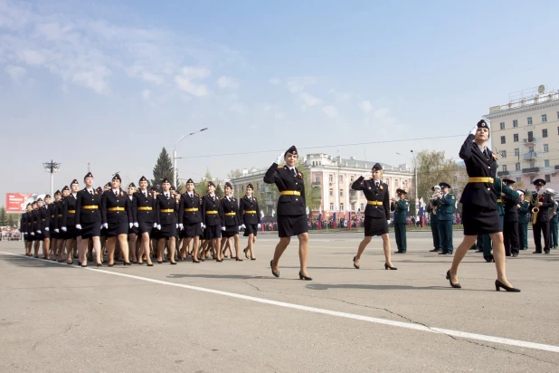 Парад Победы 2023 в Барнауле.