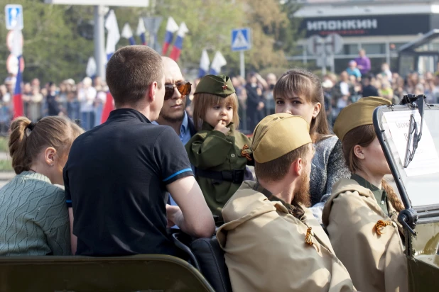 Парад Победы 2023 в Барнауле.