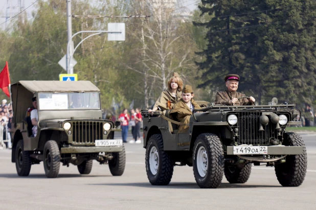 Парад Победы 2023 в Барнауле.