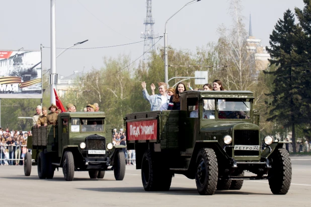 Парад Победы 2023 в Барнауле.