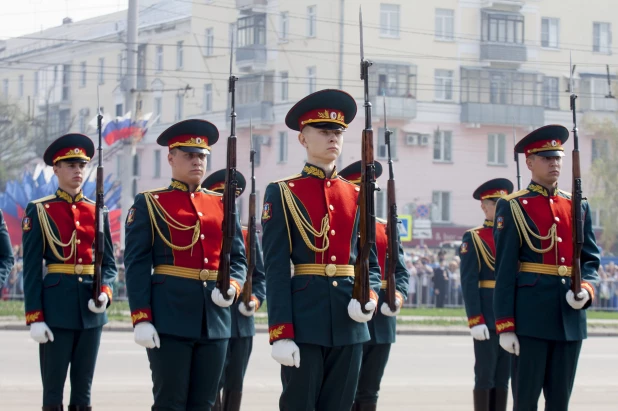 Парад Победы 2023 в Барнауле.