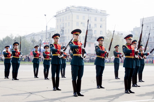 Парад Победы 2023 в Барнауле.