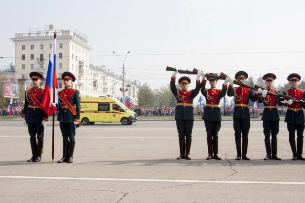 Парад Победы 2023 в Барнауле.