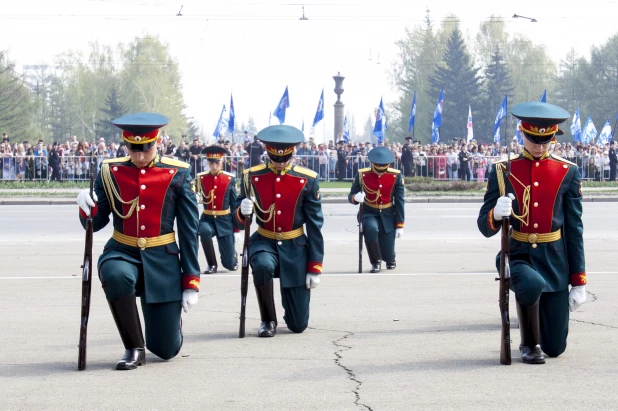 Парад Победы 2023 в Барнауле.