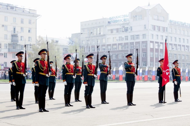 Парад Победы 2023 в Барнауле.