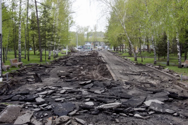 Реконструкция парка "Центральный".