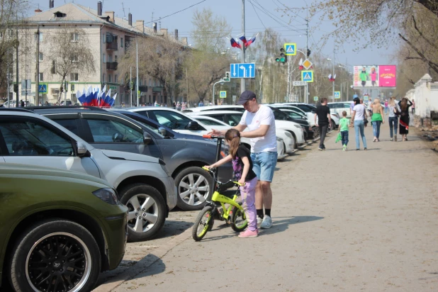 Май в Барнауле.