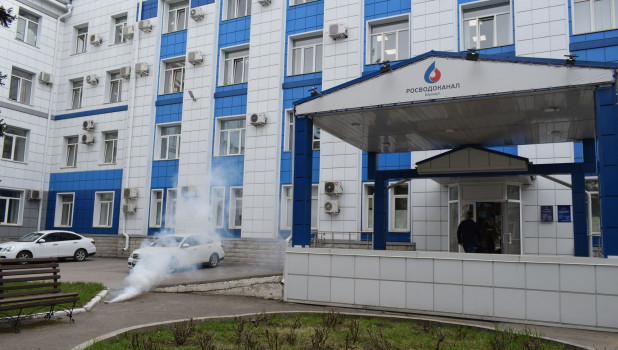 В «Росводоканал Барнаул» прошли противопожарные учения.