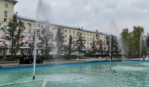 В Барнауле заработали фонтаны.