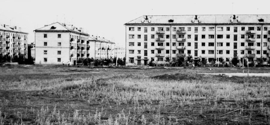 Панорама жилых домов на Потоке, фото 1968 года.