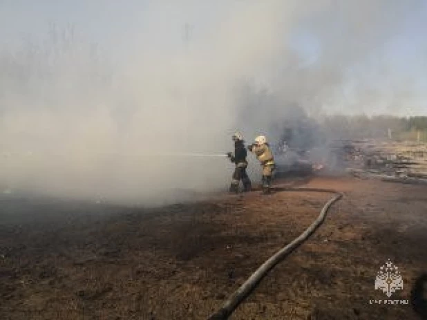 Пожар в Первомайском районе